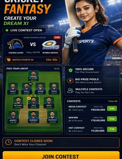 Inbetz (inbetz) fantasy cricket & matchday visual 3